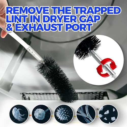60-Foot Dryer Vent Cleaner Kit for Efficient Lint Removal