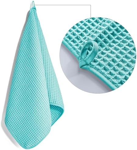Premium Microfiber Lint-Free Hand Towels Machine Washable Ultra Soft Waffle Weave