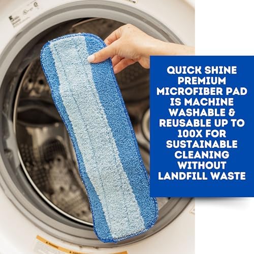 Quick Shine Rapid Clean Multi-Surface Spray mop with Reusable Pads Safe Floor Cleaner Durable Eco-Friendly