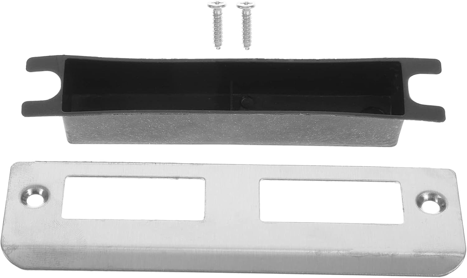 Stainless Steel Door Plate Kit for DeadboltInstallation - Secure Durable Door Reinforcement