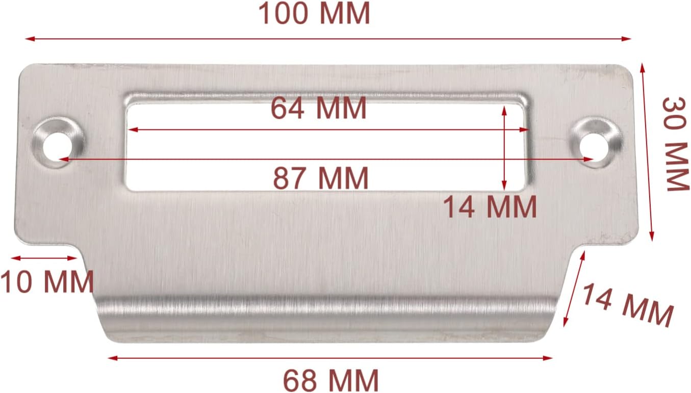 DOITool 5-Piece Stainless Steel Door Strike Plate Set for Enhanced Home Security
