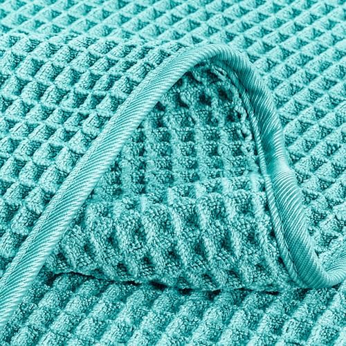 Premium Microfiber Lint-Free Hand Towels Machine Washable Ultra Soft Waffle Weave