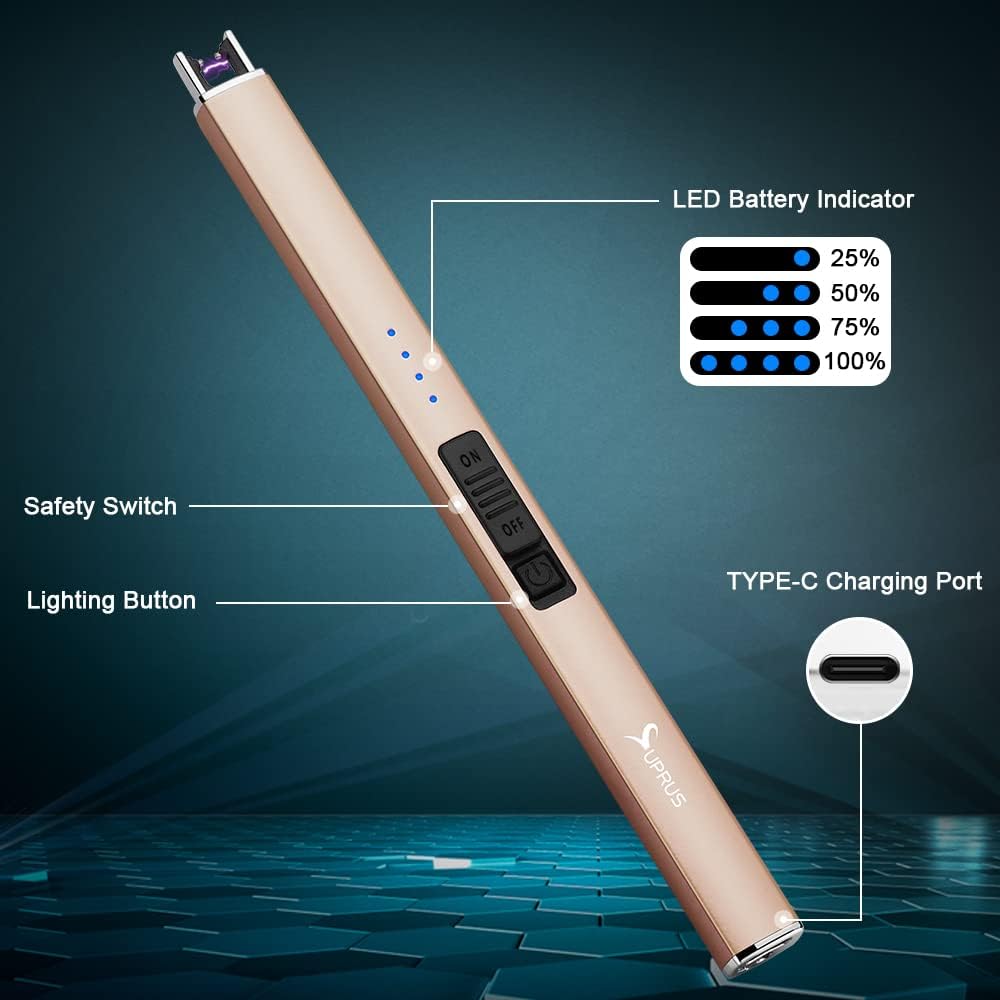 Welcome to SUPRUS - flameless USB lighter portable safe for candles camping and more