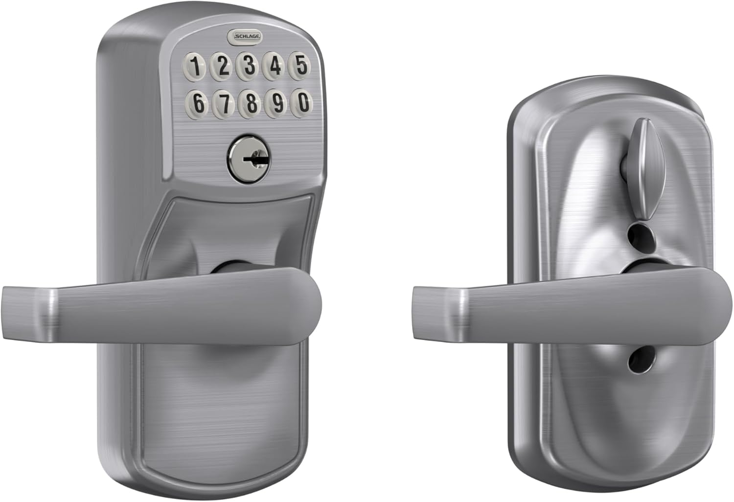 Schlage Keyless Door Keypad Entry System for 1 18-1 34 inch Doors
