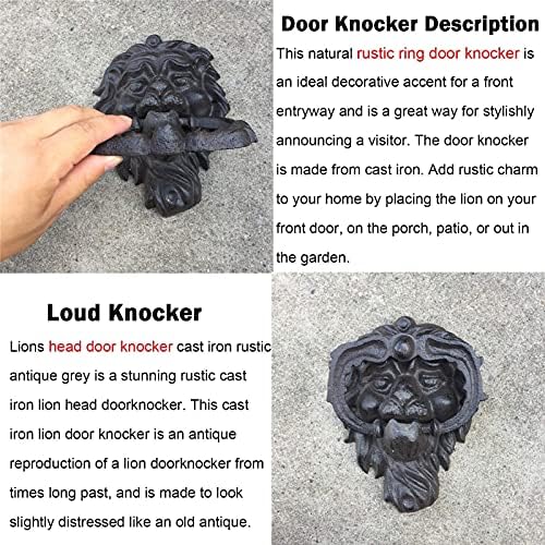Solemnly Front Door Knocker Vintage Garden Fence Gate