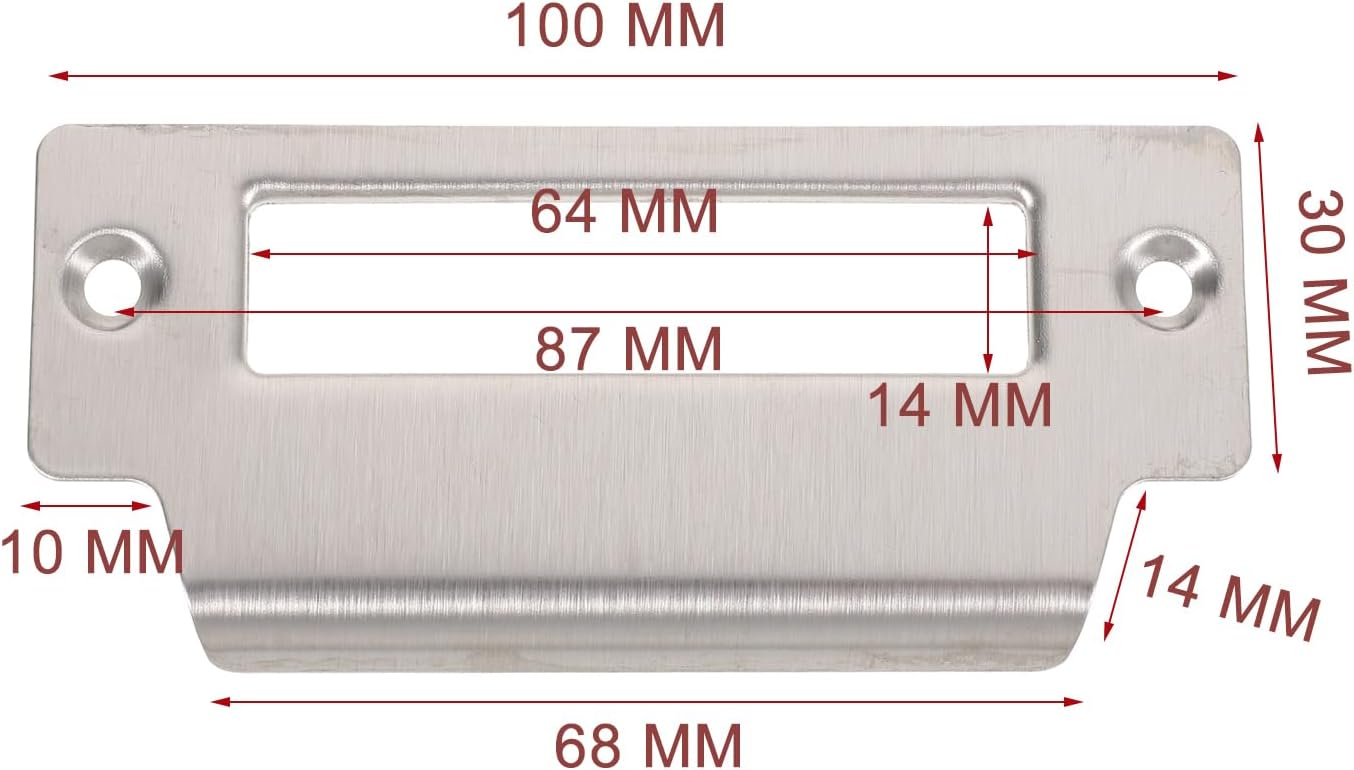DOITool Door Strike Plate 5-Piece Set for Doors Reinforce Security Durable Design