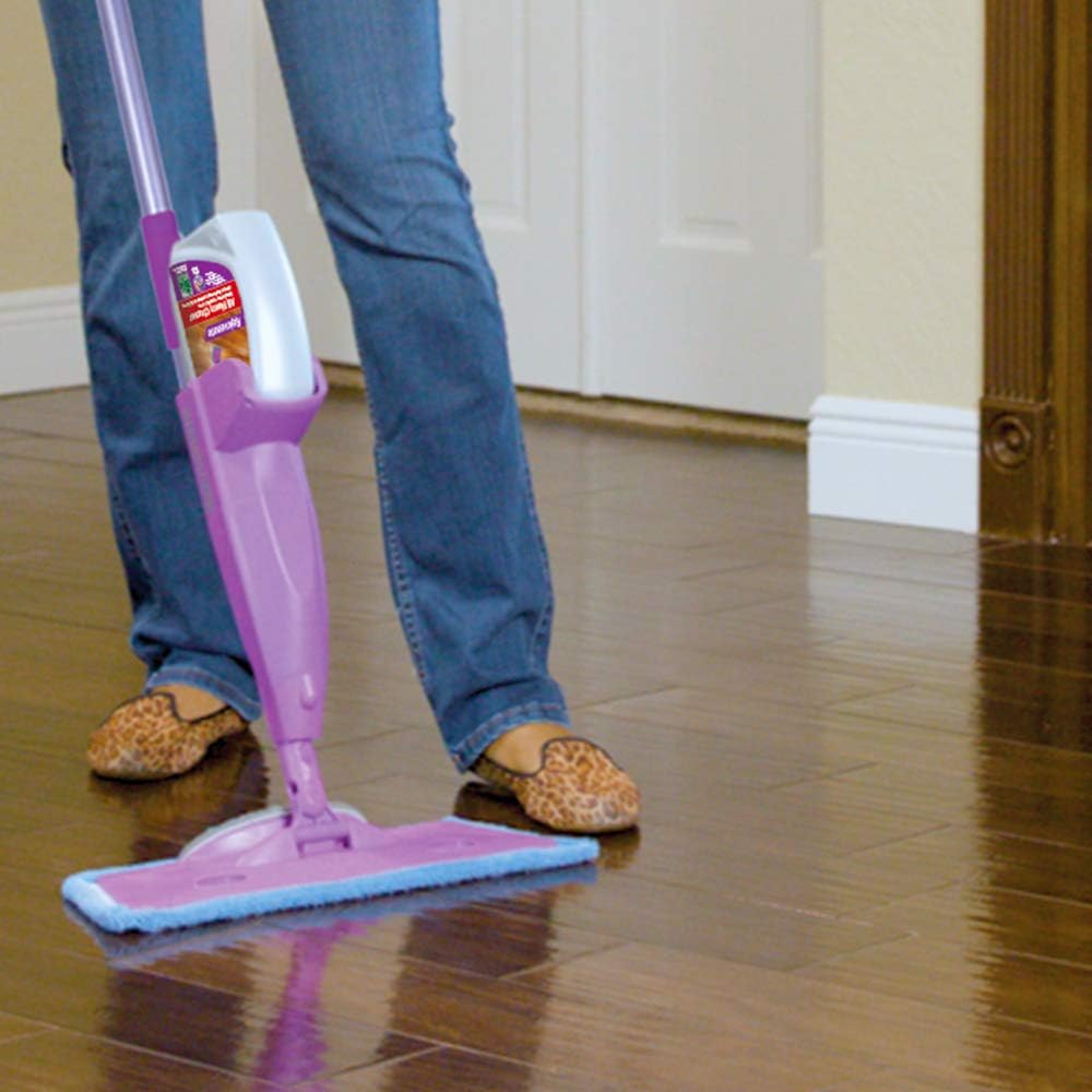 Rejuvenate Click N Clean - All-in-One Multi-Surface Spray Mop System Bundle with Storage Caddy