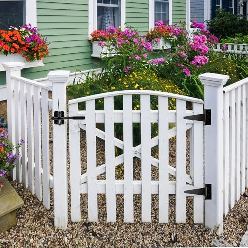 Premium 6-Inch Heavy Duty Hinges for Outdoor DoorsLockdown Quality for Sheds Barns and More