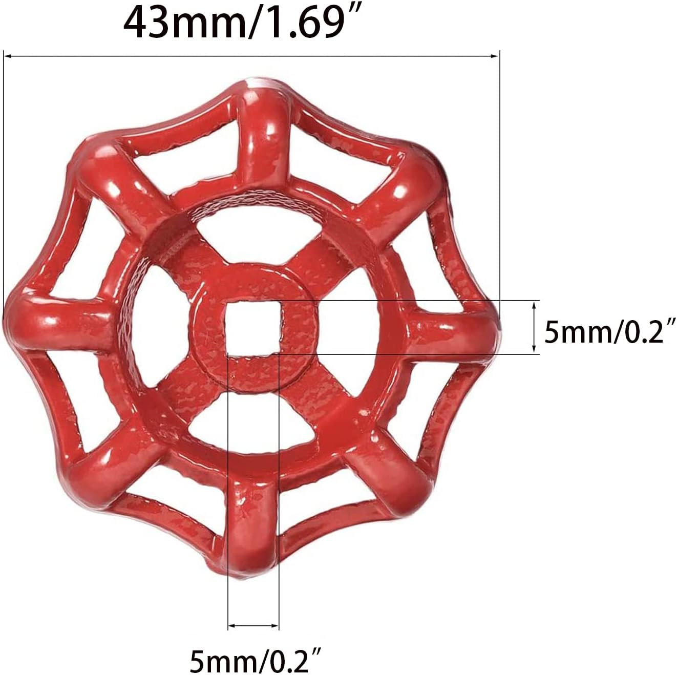 Precision-Made 43mm Faucet Handles Strong Durable for Both Indoor Outdoor Use