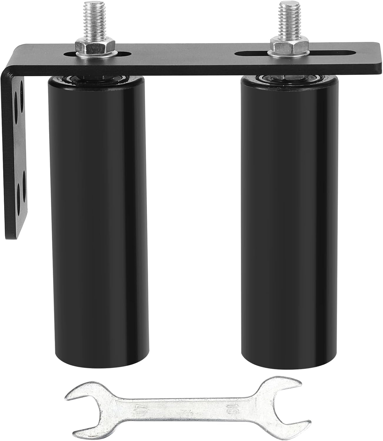 6 Gate Roller Guide Kit Universal L-Shaped Steel Bracket Heavy Duty Sliding Gate Hardware