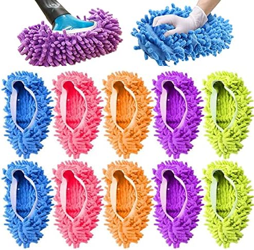 5-Piece Soft Dust Mops for Family Use
