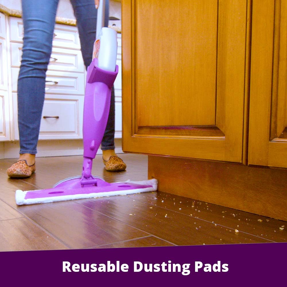 Rejuvenate Click N Clean - All-in-One Multi-Surface Spray Mop System Bundle with Storage Caddy