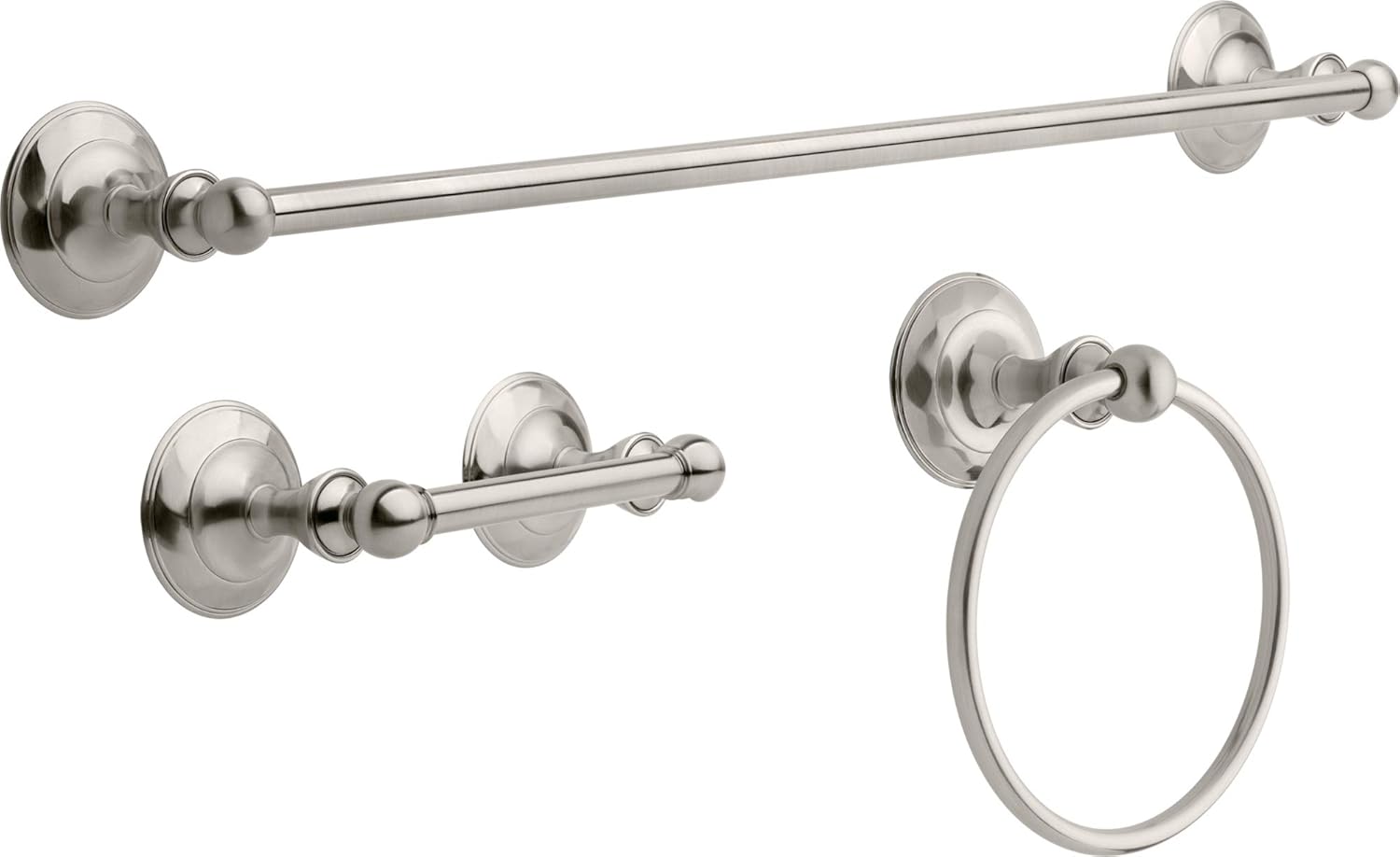 Complete Your Bath Setup with the Delta Faucet Pirouette Kit in Satin Nickel Finish