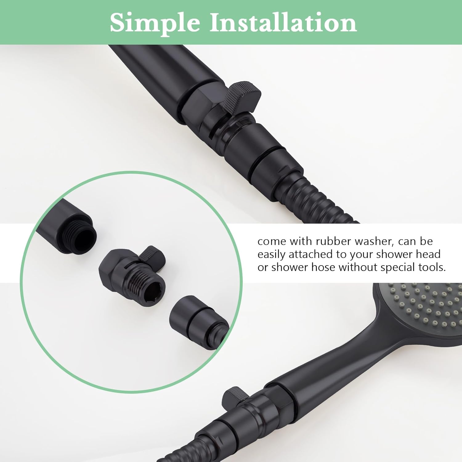 Quick Easy Flow Regulator for Shower - Perfect for Adjusting Water Temperature Pressure