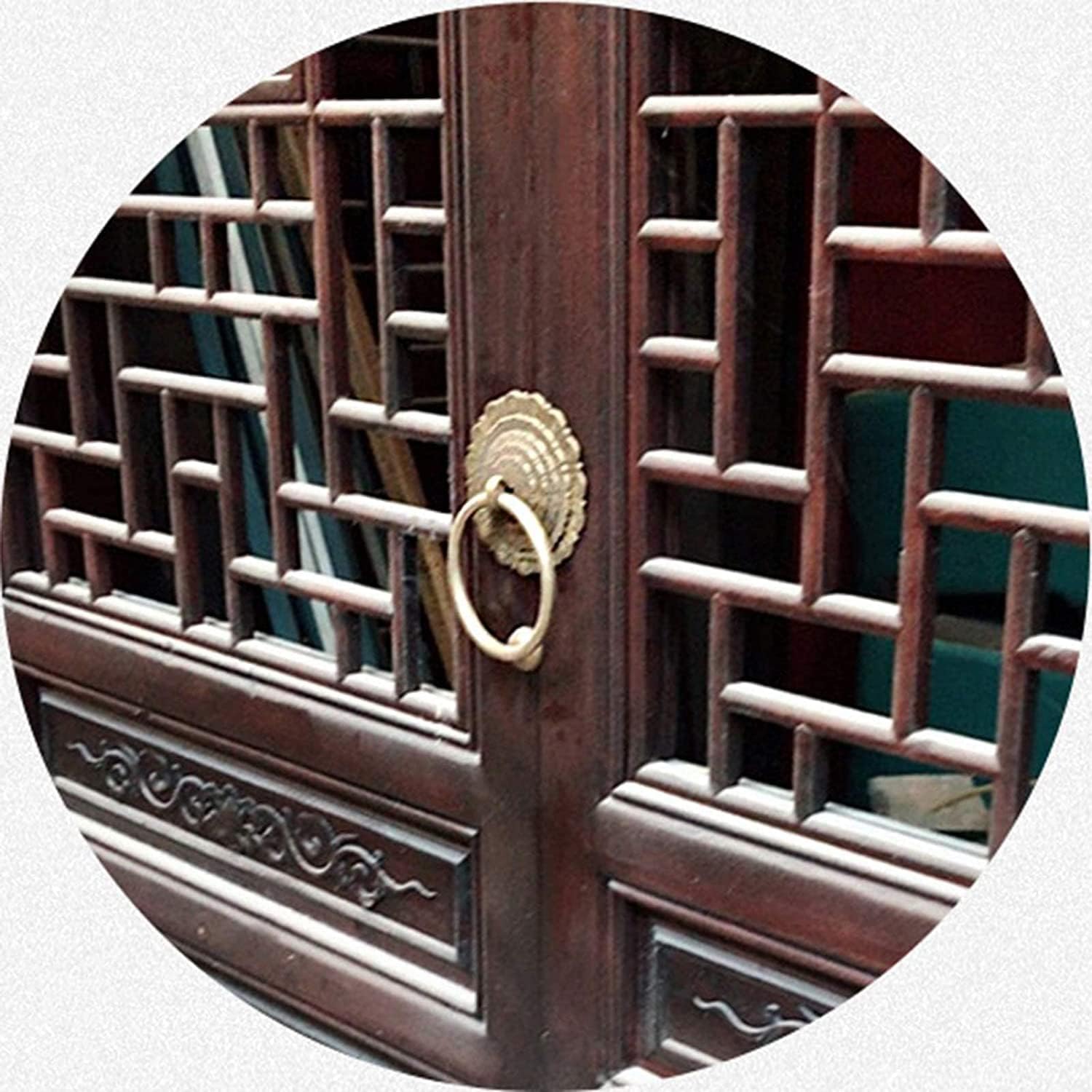 VINTAGE DOOR KNocker Handmade Metal Door Decor Antique Gold Finish Perfect Front Door Addition