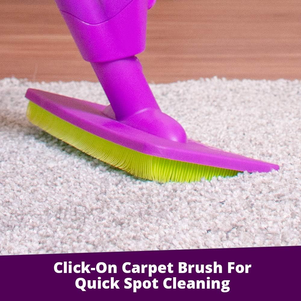 Rejuvenate Click N Clean - All-in-One Multi-Surface Spray Mop System Bundle with Storage Caddy