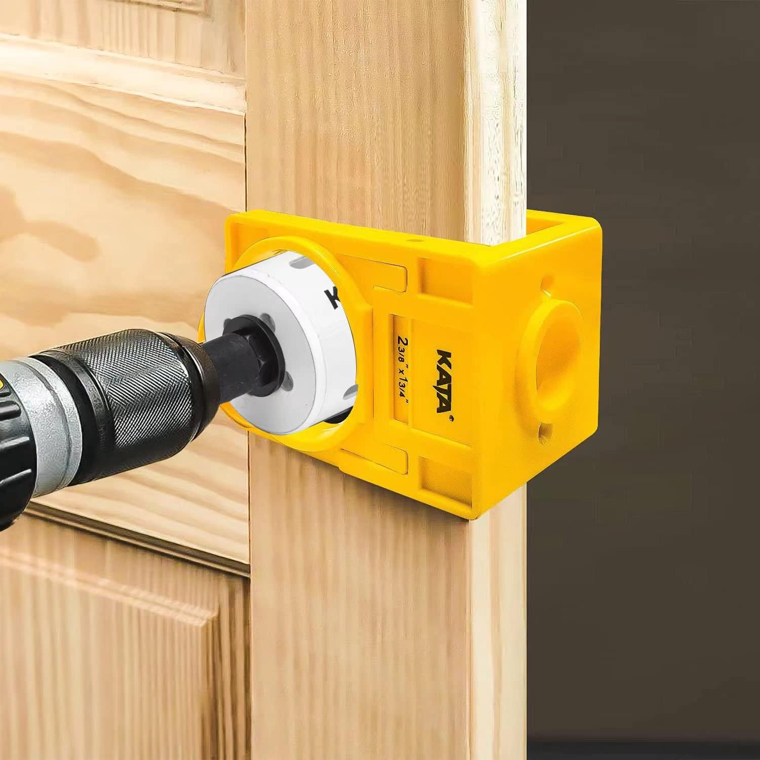 KATA Bi-Metal Door Lock Installation Kit for Metal and Wood Doors