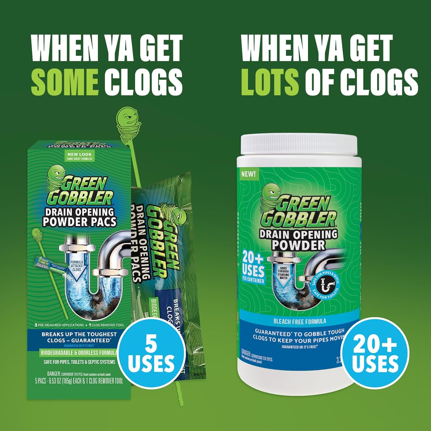 The Solution for Dr Anytime 20 Clog Tamer Effortless Plumbing Safe for Septic Eliminate Clogs Naturally