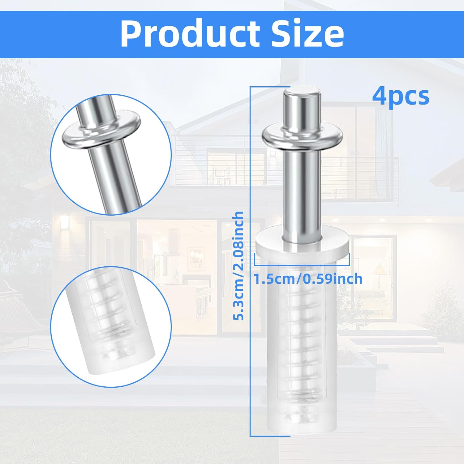 4PCS Bifold Door Hardware Repair Kit for Folding Pocket Door Barn Door