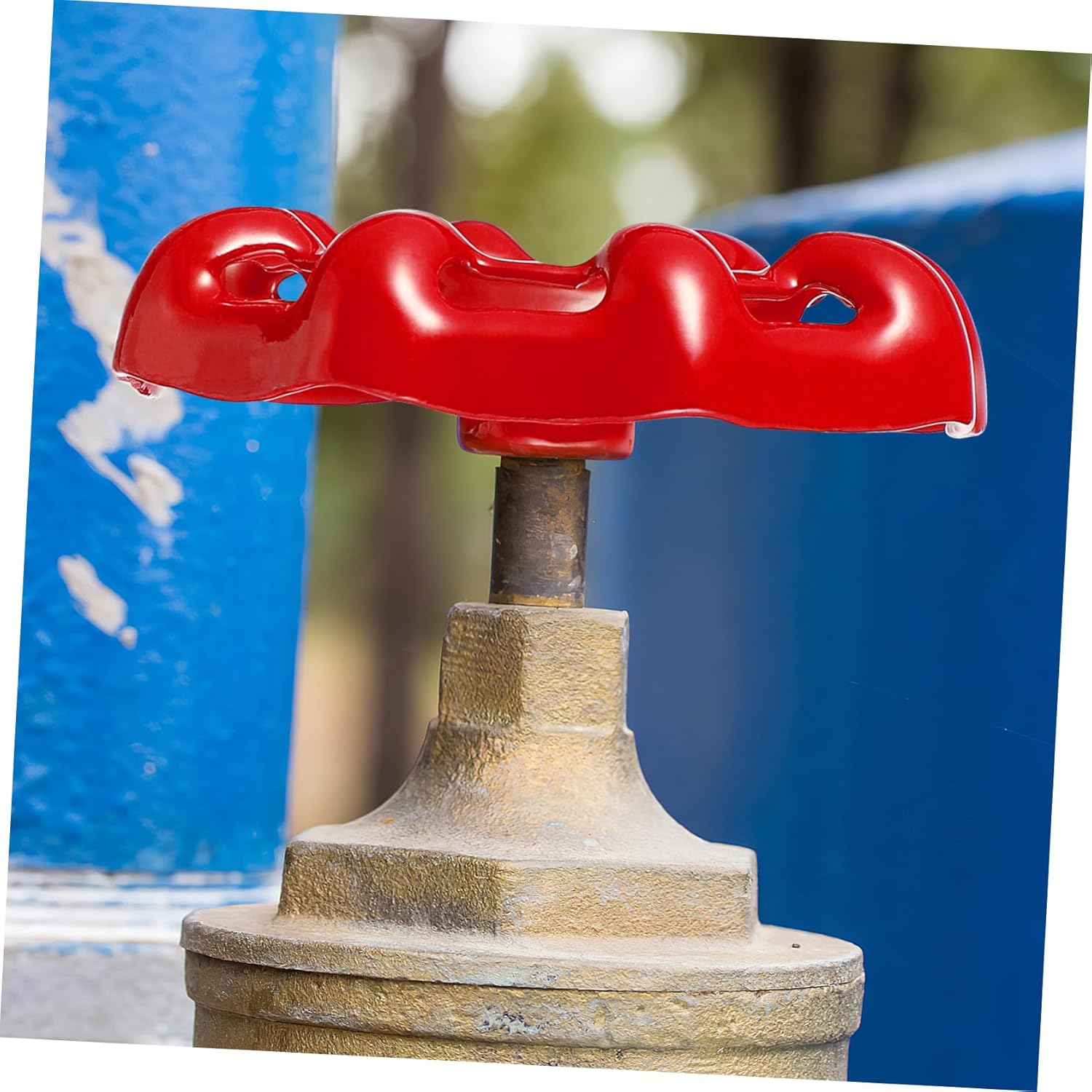 10-Piece Gate Valve Hand Wheel Set - Vemoon Sturdy Cast Iron Faucet Handle Decorations for Outdoor Use