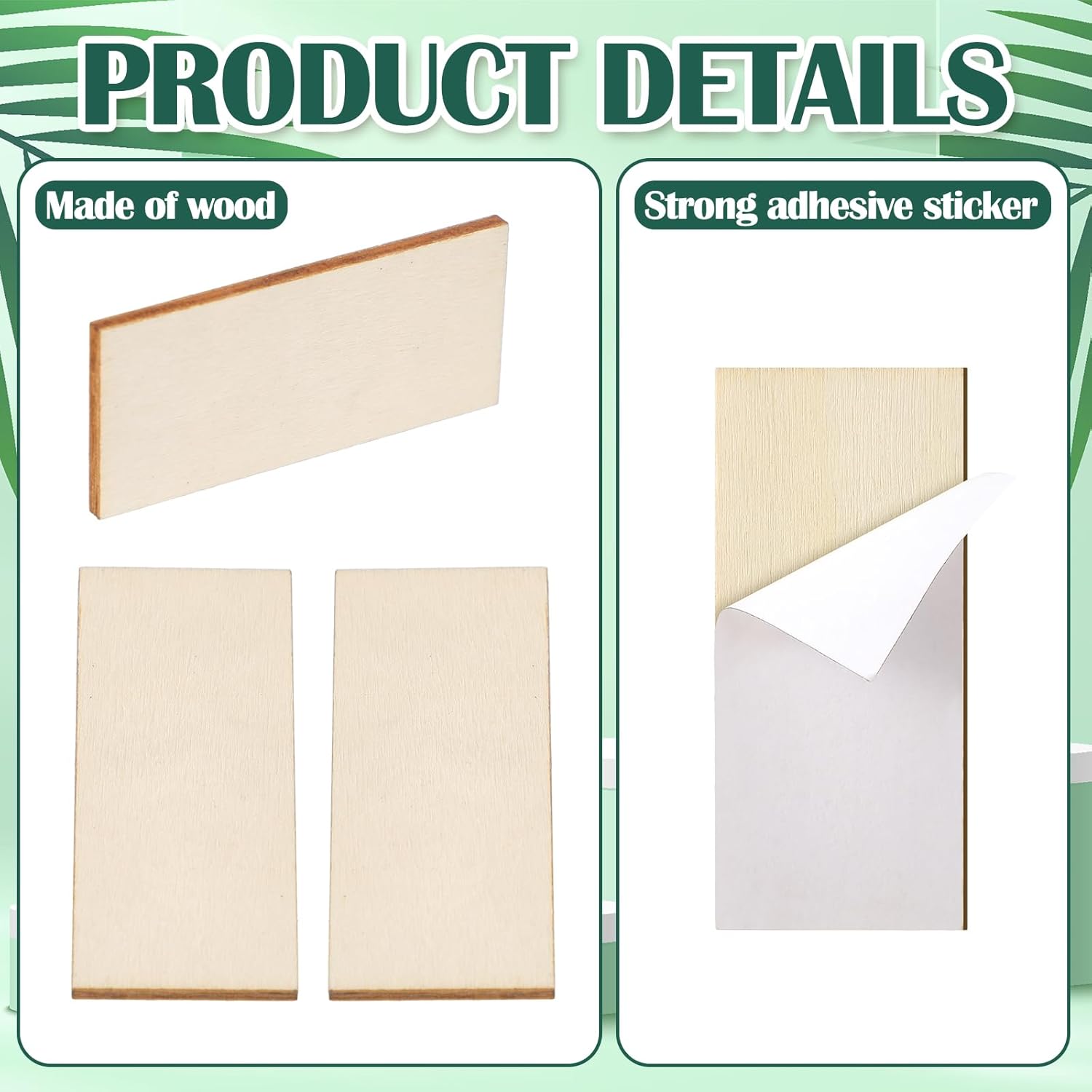 Weysat Door Edge Hole Filler Plate Set with Double Sided Tapes 1 x 2-14 measure