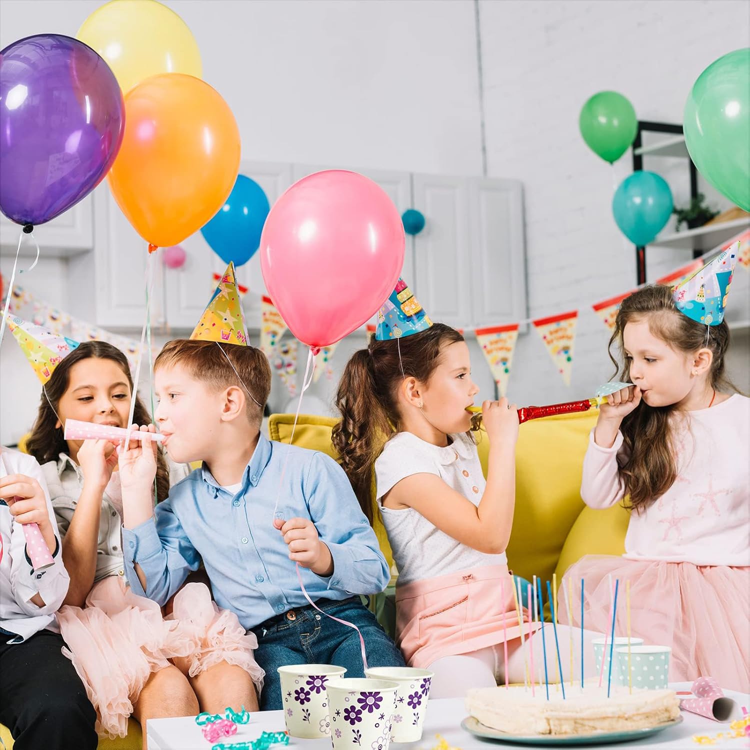 300-Pack 3oz Disposable Bathroom Cups Floral Design Perfect for Parties Birthdays and Travel