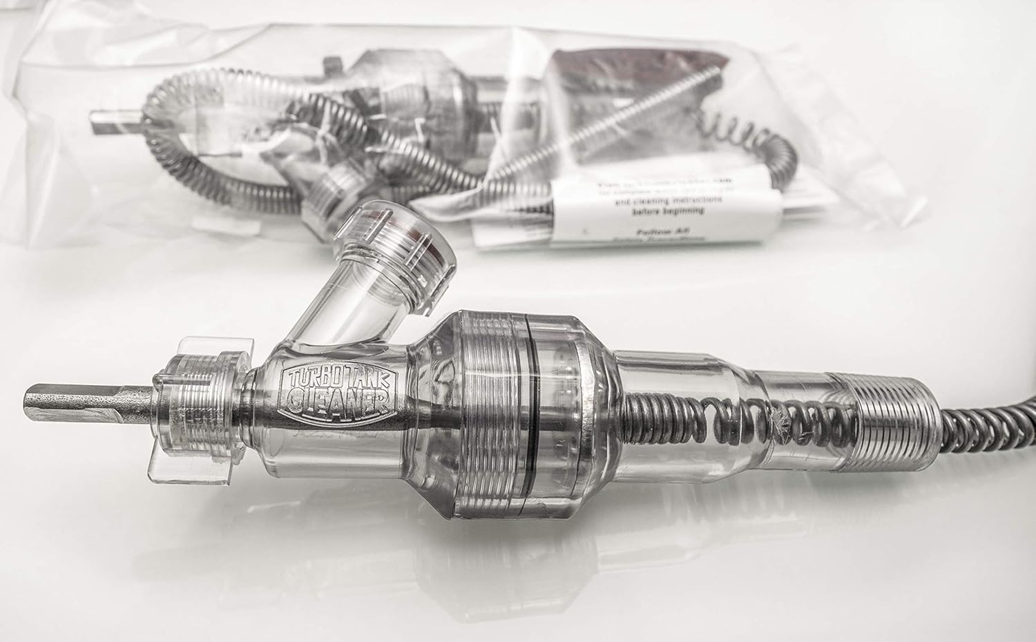 Remove Hard Water Sediment Extend Tank Life - Turbo Tank Cleaner for Gas Electric Water Heaters