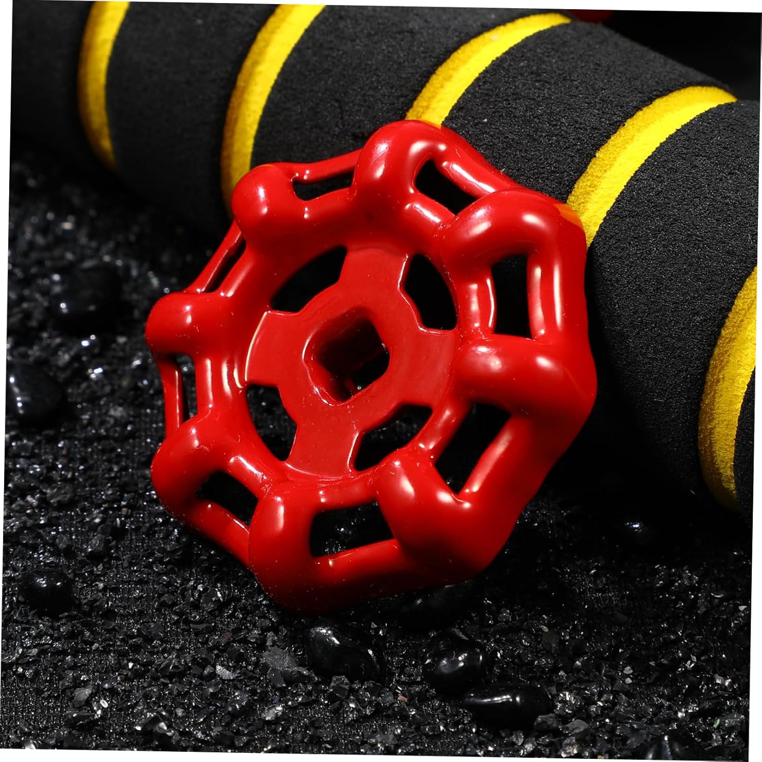 10-Piece Gate Valve Hand Wheel Set - Vemoon Sturdy Cast Iron Faucet Handle Decorations for Outdoor Use