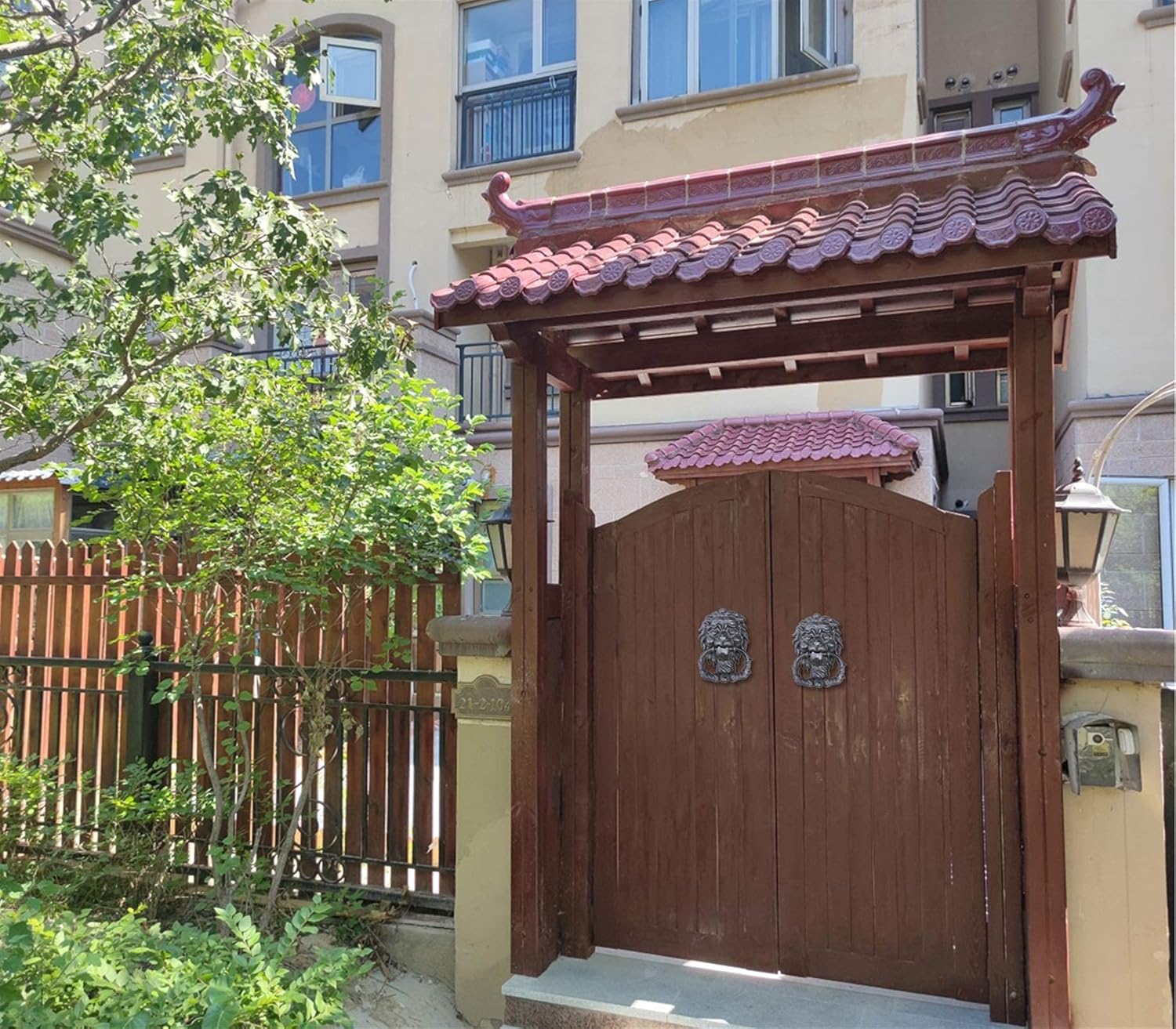 Solemnly Front Door Knocker Vintage Garden Fence Gate