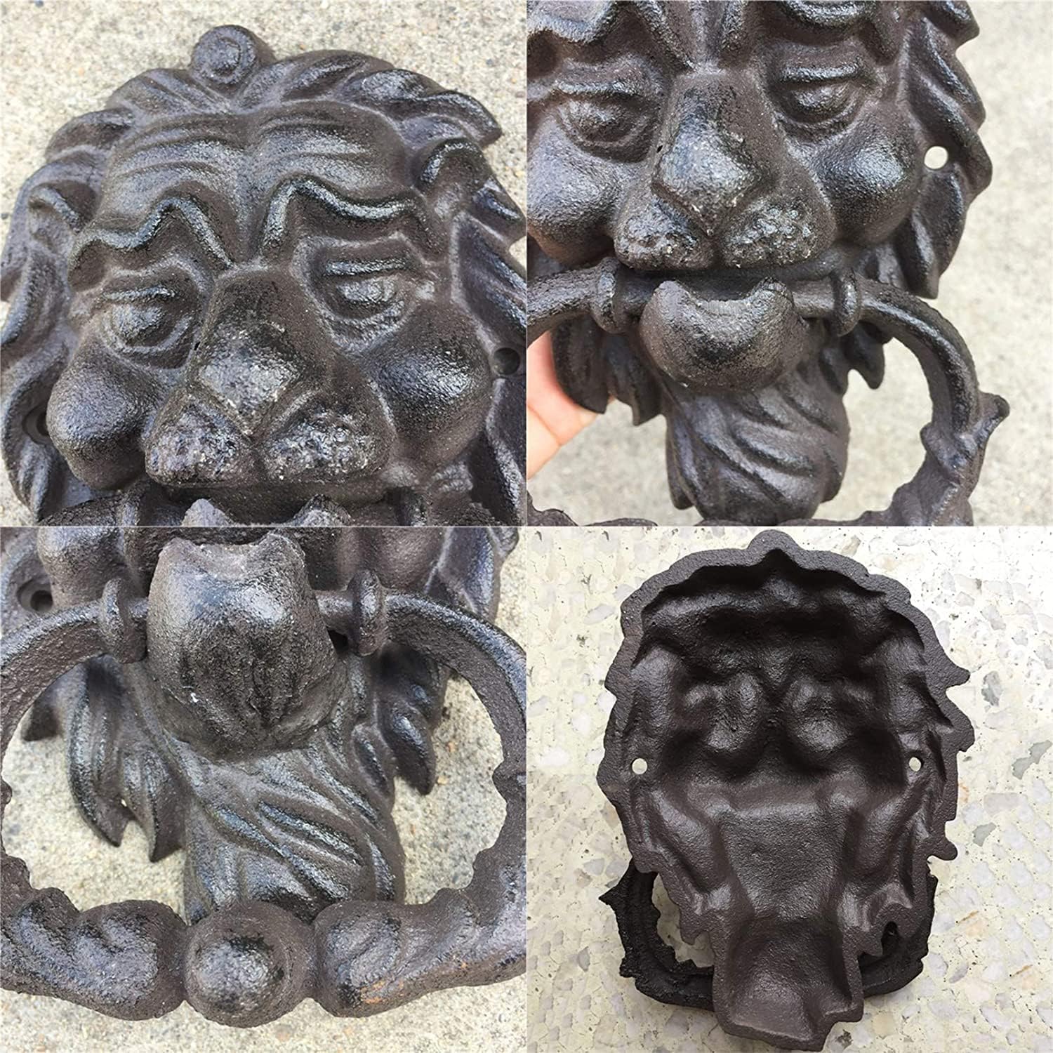 Vintage Front Door Knocker with Rusty Distress