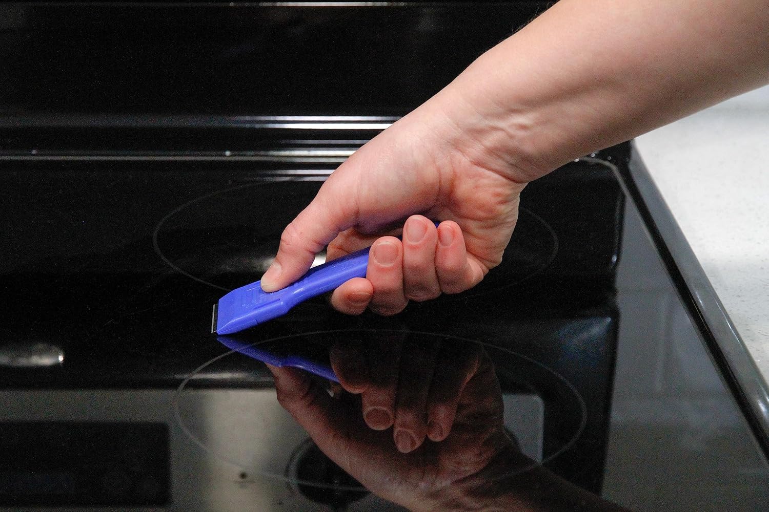 Perfectly Clean - Cerama Bryte 3x Scraper 3x Pad Kit for Glass Cooktop Stove Top Cleaning